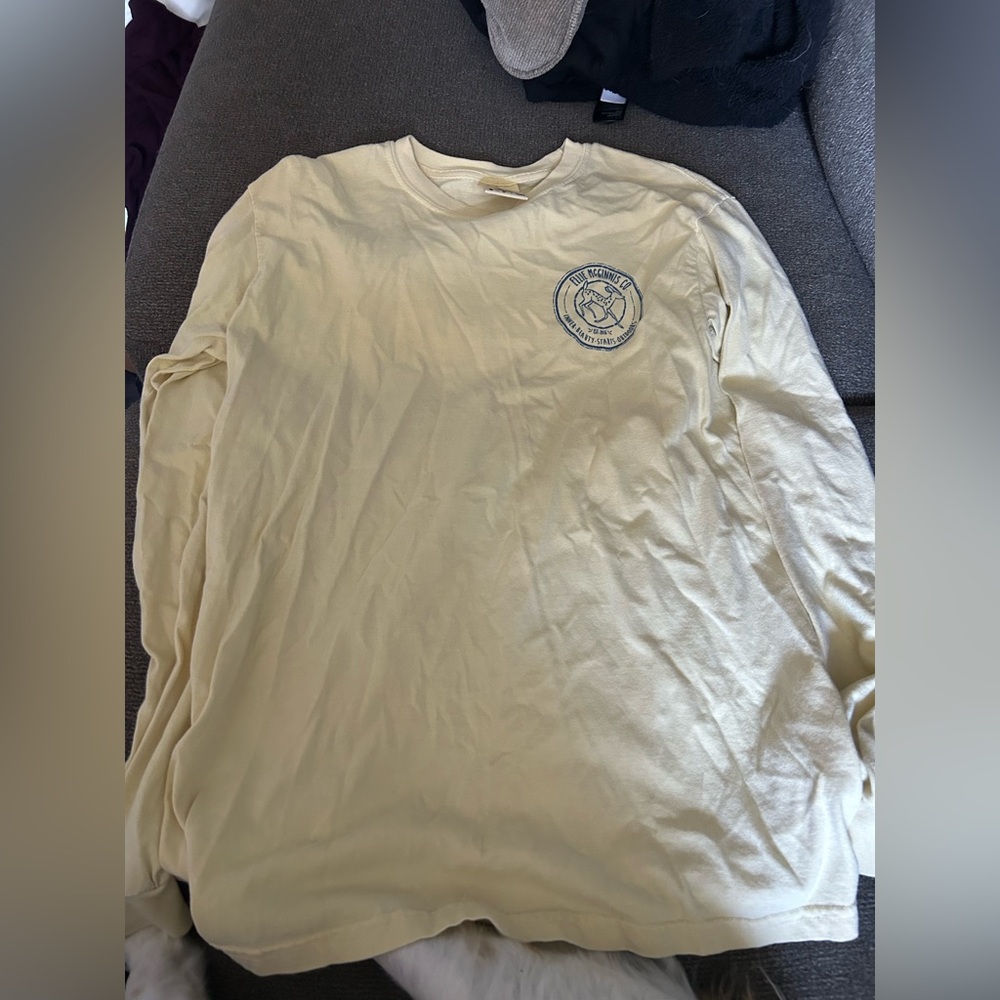 Yellow long sleeve